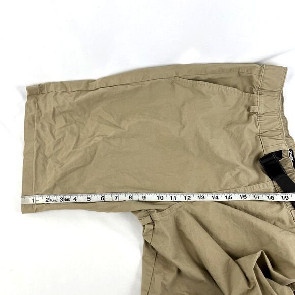 Mens Oakley Belted Casual Khaki Shorts Regular Fit Sz XL Polyester Blend - Picture 7 of 9